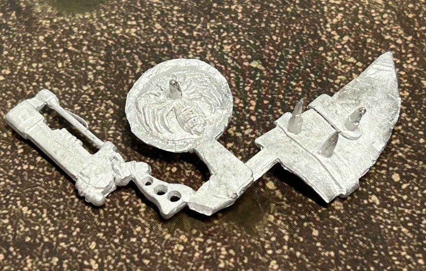 Sci Fi Metal Shoulder Pads Bits Pack 28mm Scale