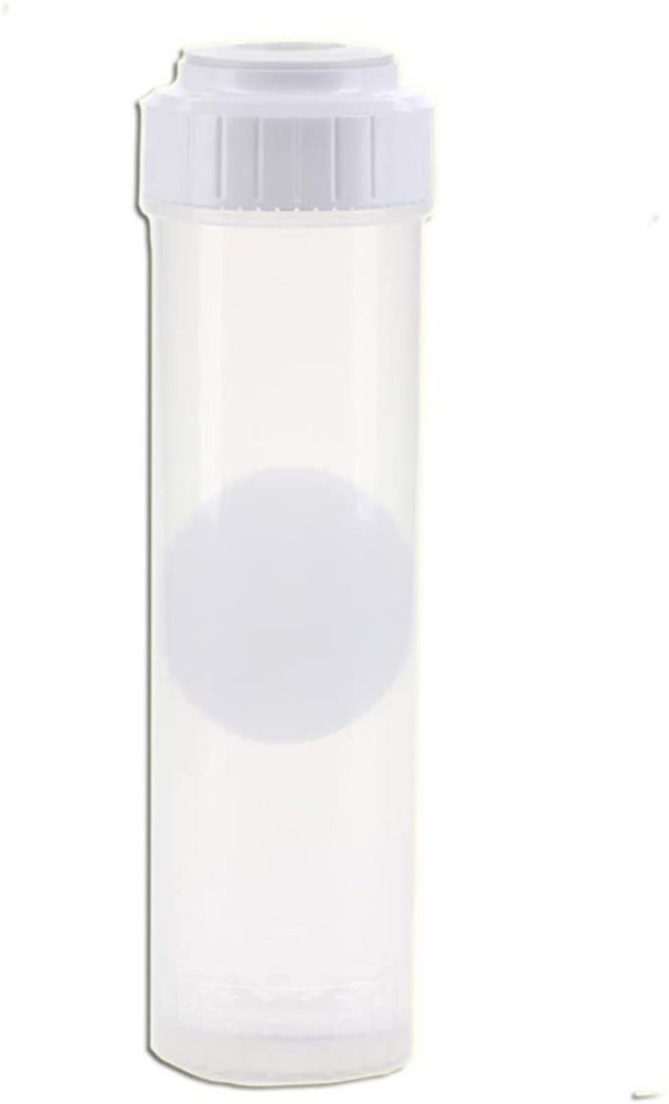 1 Empty Clear Refillable Reusable Water Filter Cartridge Universal (2.5" x 10")