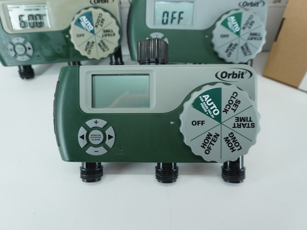 *PARTS ONLY* BUNDLE 3 ORBIT 56082 PROGRAMMABLE DIGITAL HOSE WATER TIMER