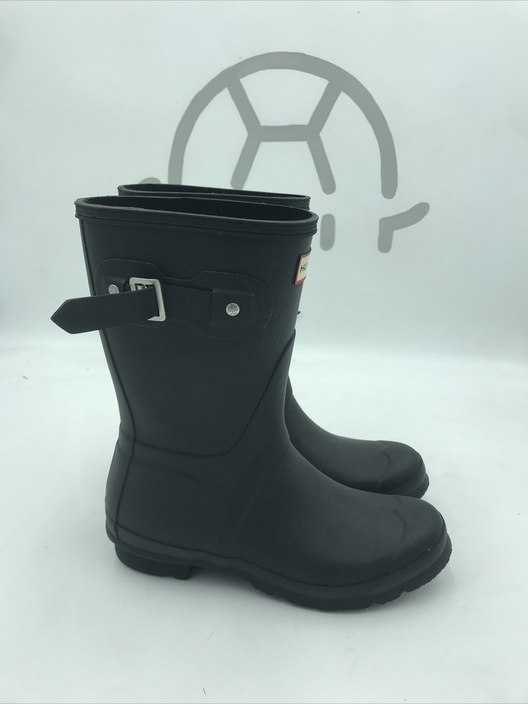 Hunter Women's Original Classic Short Side-Adjustable Rain Boots-Rubber Boot