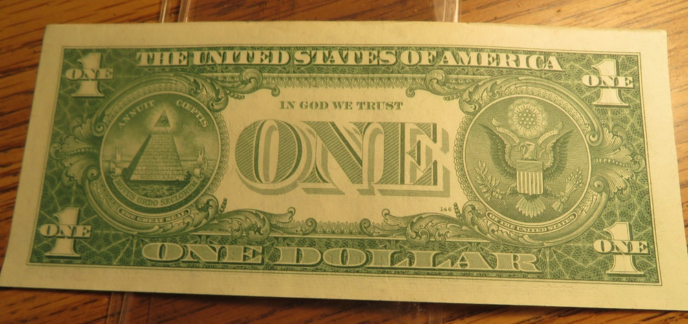 Two (2) 1957 Silver Certificate Dollar Star Notes Consecutive #'s Crisp