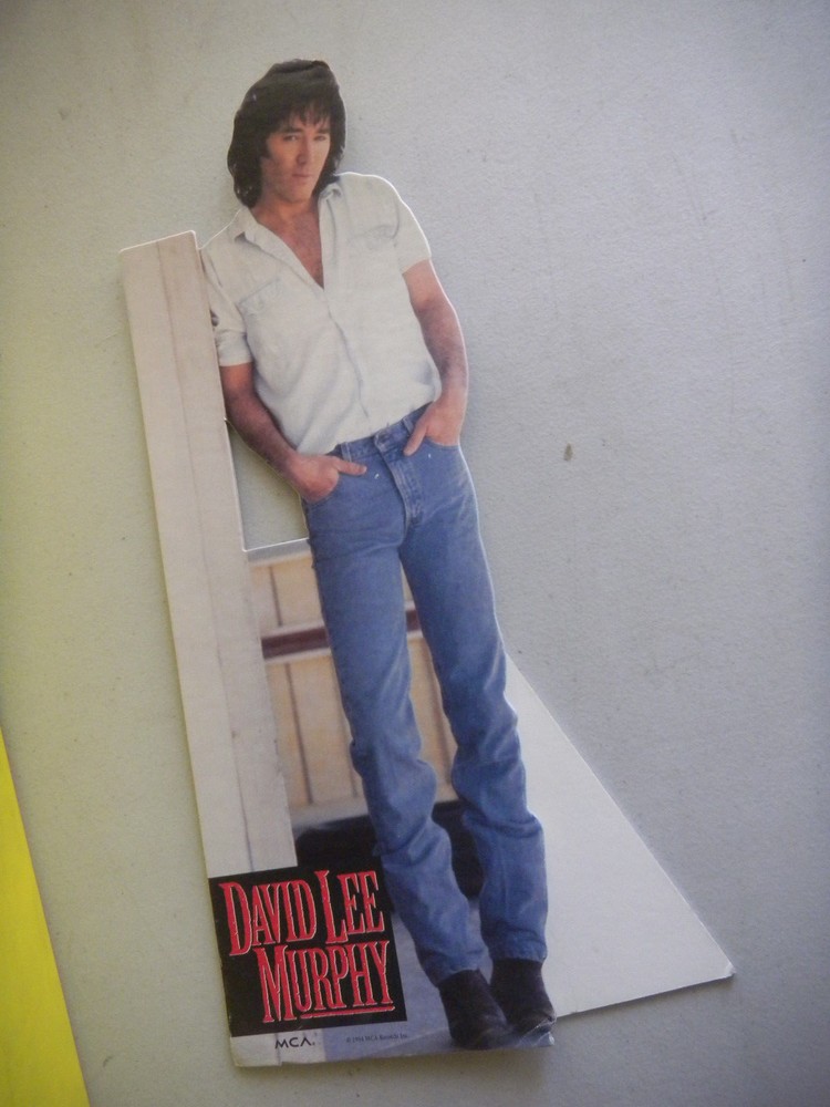 DAVID LEE MRUPHY  STAND UP   CARDBOARD PROMO COUNTER DISPLAY  15-5"