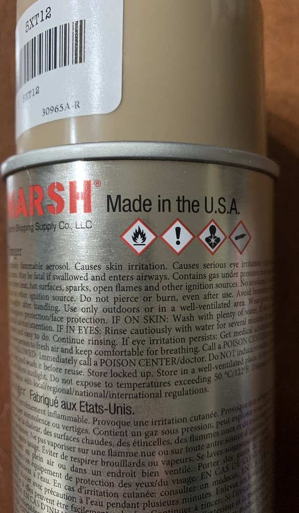MARSH Mark Over Paint, 11 oz Spray Can, Tan