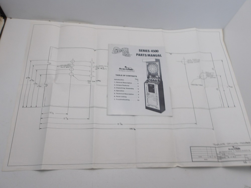 Arachnid - 4500 Series - Parts Manual & Schematic