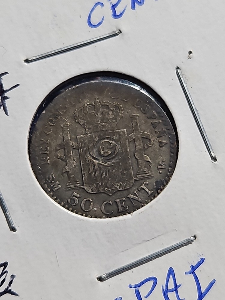 Spain - 1 Peseta 1904 - Silver (KM.#721)