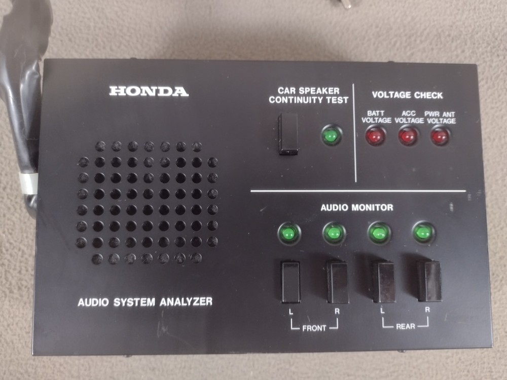 Vintage Honda Audio System Analyzer