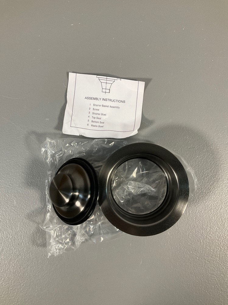 Garbage Disposal Flange - Dcolora Matte Black Kitchen Sink Flange for Garbage Di