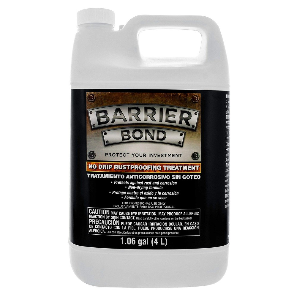 Barrier Bond - No-Drip Undercoating, 1 Gallon, Premium Rust Inhibitor, Rust P...