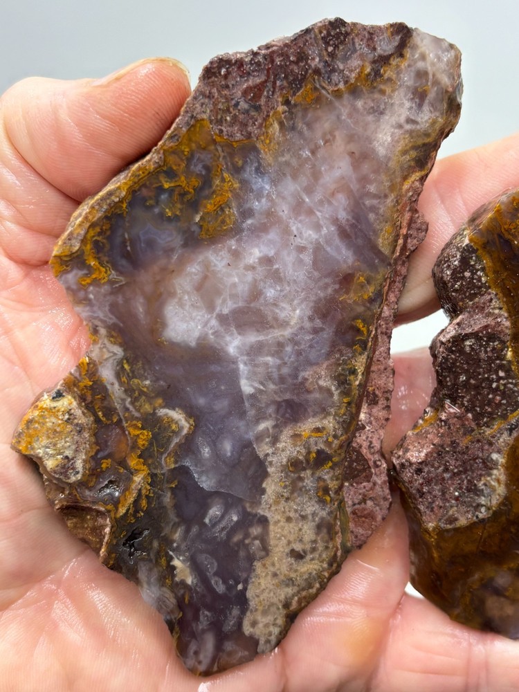 Mexican Cathedral Agate Slabs Cabbing Lapidary Combo Ship Avail