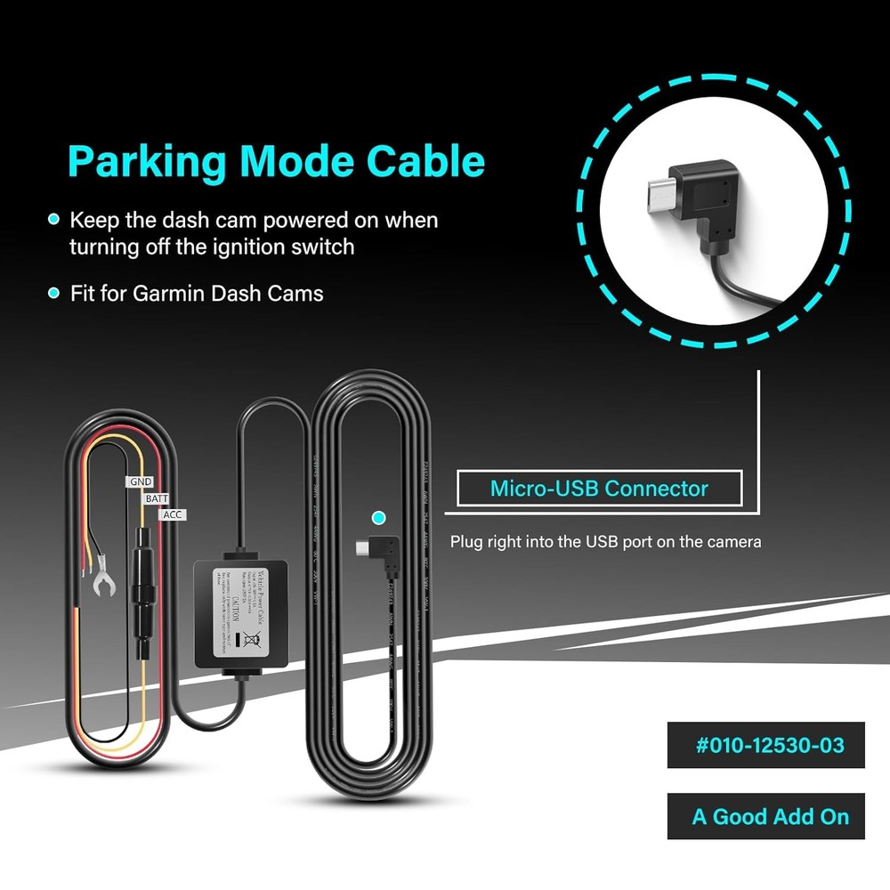 for 010-12530-03 Garmin Parking Mode Cable