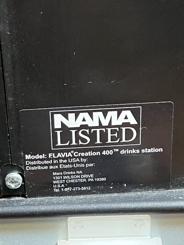 Flavia Coffee Maker Station Creation 400 Read