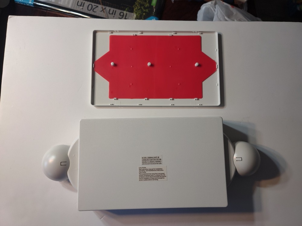 Emergency Exit LED Sign Light Double / Single Face w/Battery Backup