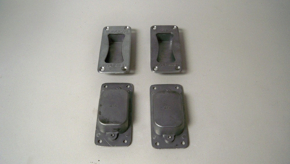 *NEW* Henderson 414 Door Handle Rectangular Flush Pull (Qty 4)