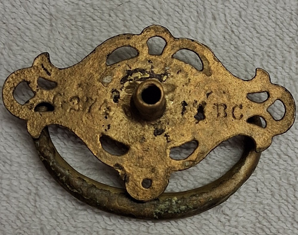 ANTIQUE CAST METAL DROP HANDLE DRAWER, DESK, BIN, DOOR HANDLE/PULL