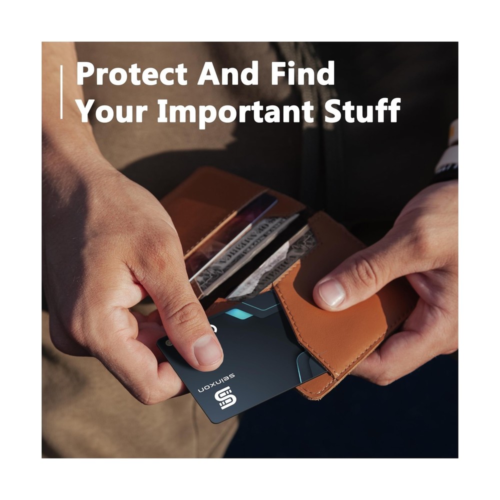 SEINXON Wallet Tracker (iOS Only) IP68 Thin Item Finder Card Luggag... Fast Ship