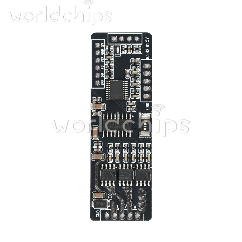 BLDC Hall Sensor 3Phase Brushless DC Motor Driver Board Speed Controller DC7-40V