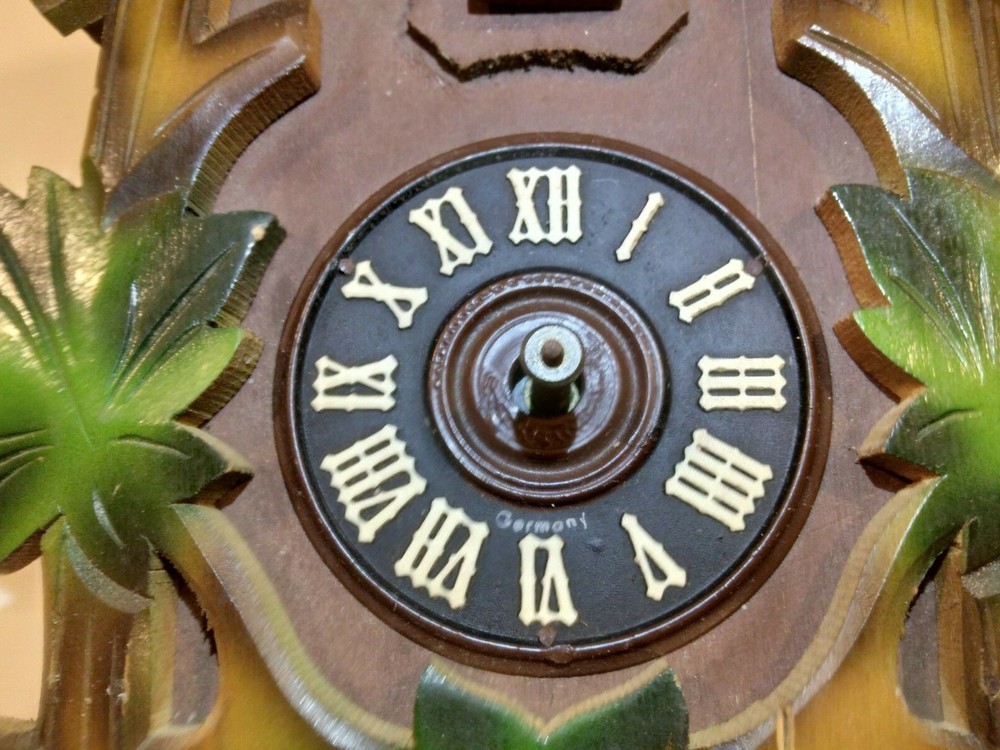 VINTAGE CUCKOO CLOCK WITH  E. SCHMECKENBECHER MOVEMENT