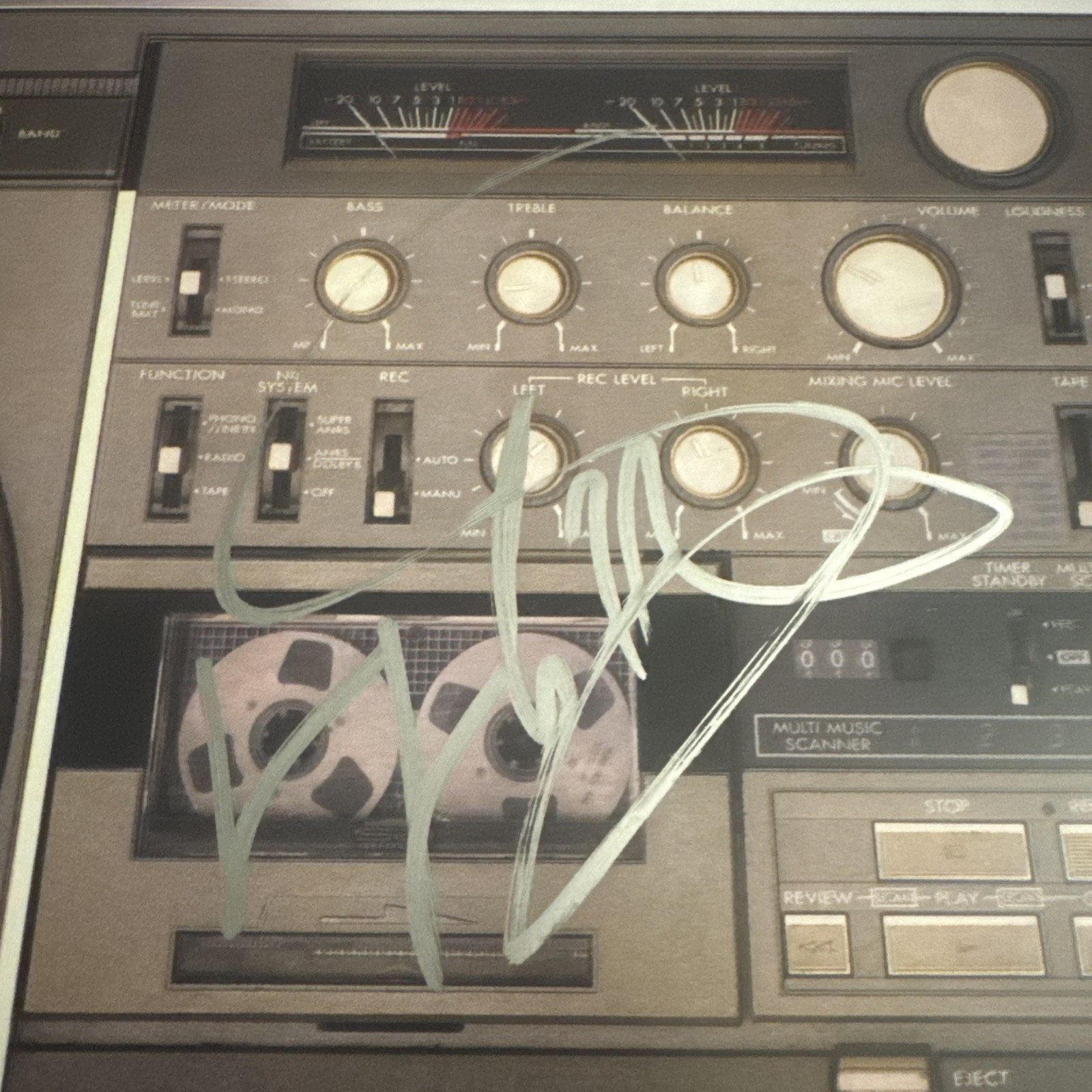 LL COOL J signed autographed Radio Album Vinyl LP Beckett Coa