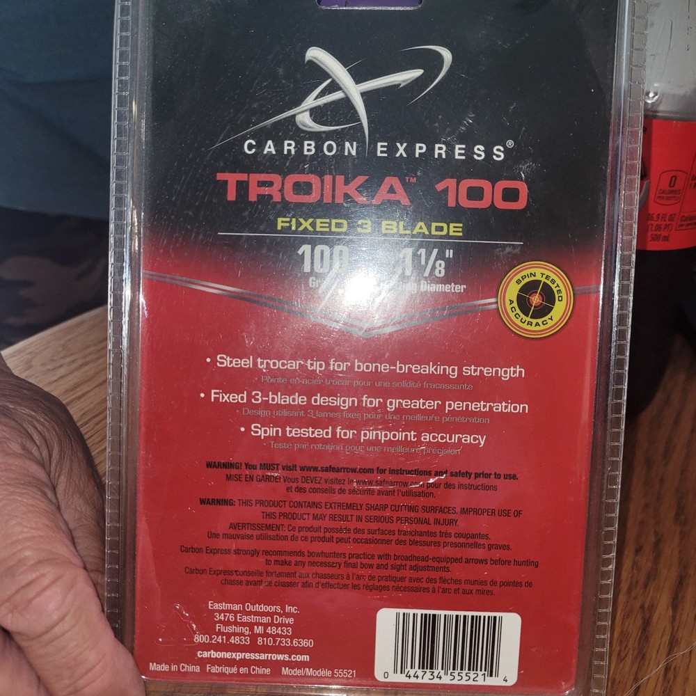 Carbon Express Troika 100 Fixed 3 blade