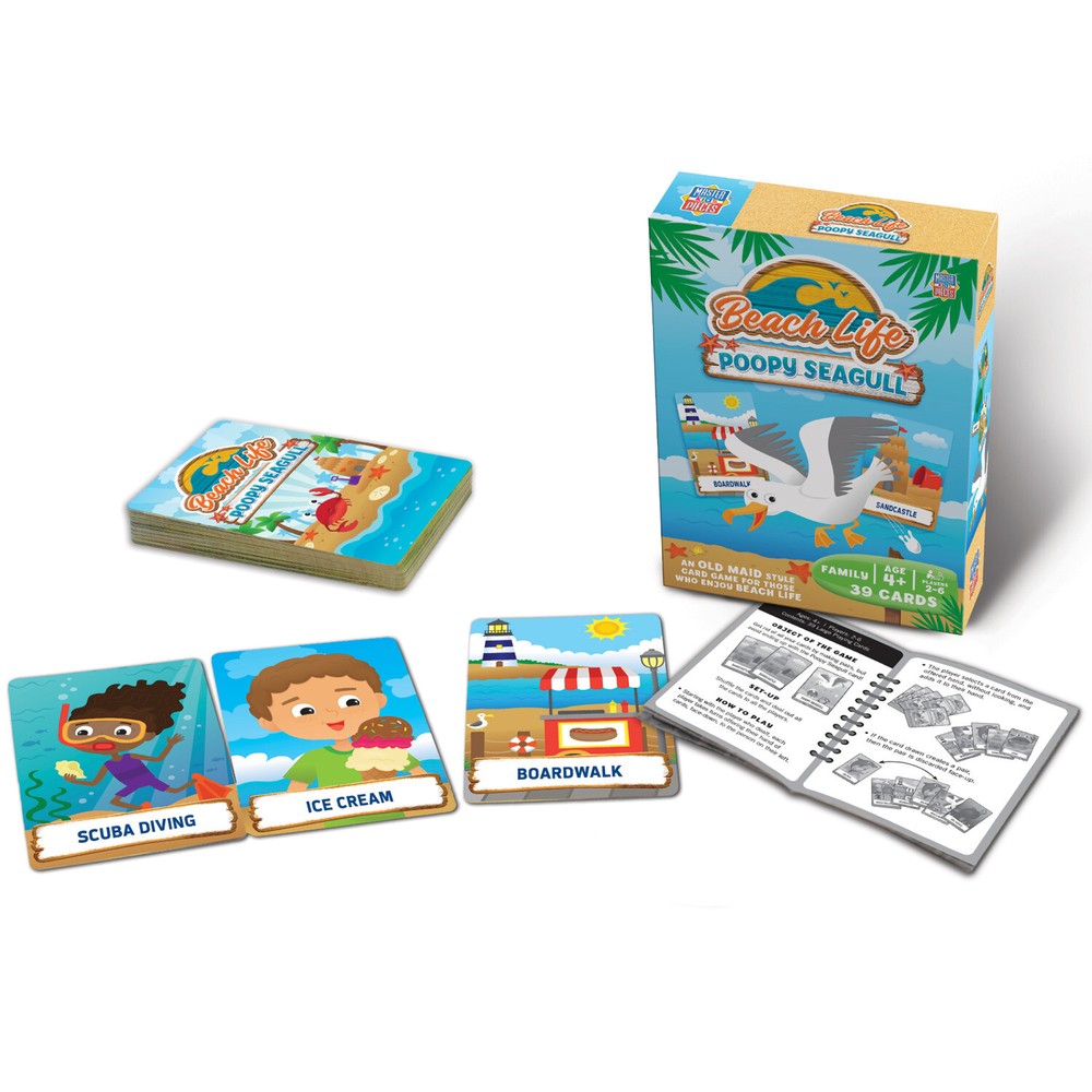 MasterPieces - Beach Life - Poopy Seagull Card Game