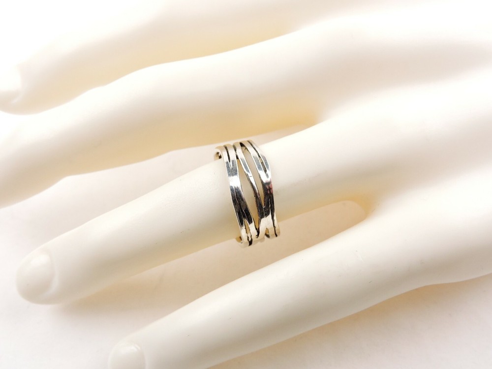 Sterling Silver Modern Band Ring - Free Gift Packaging