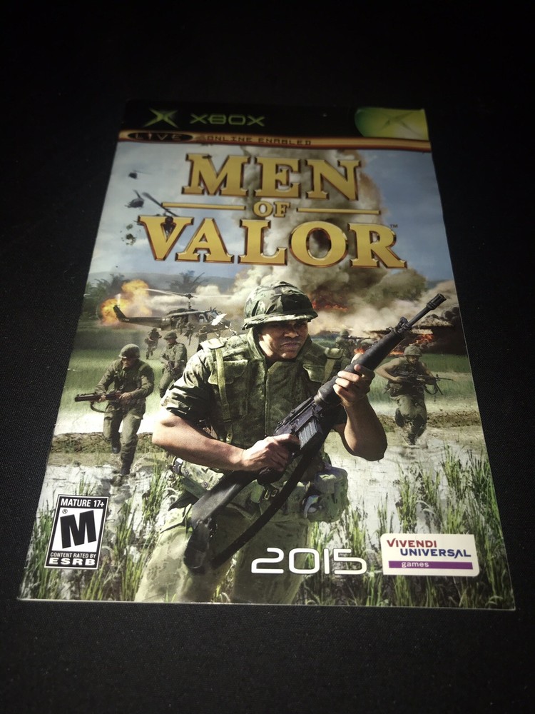 🔥Men of Valor (Microsoft Xbox, 2004) MANUAL ONLY🔥