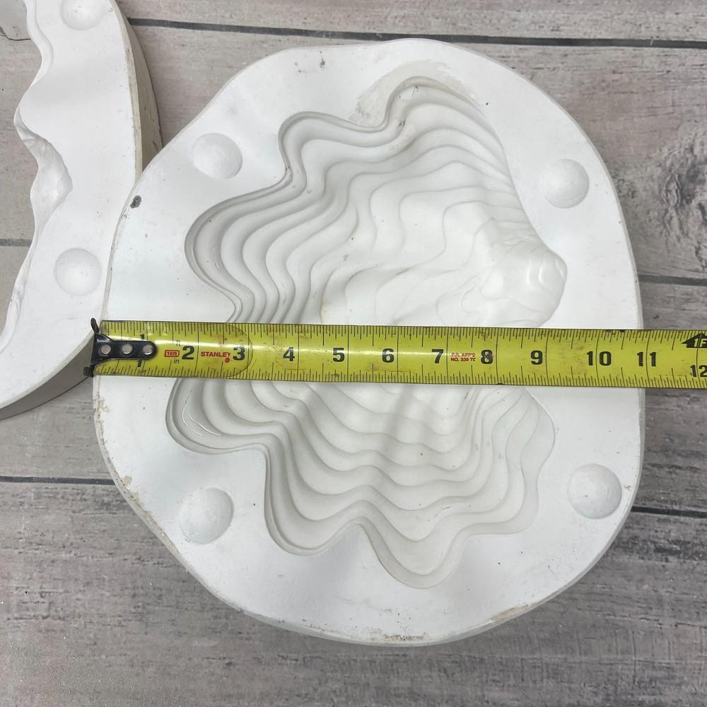Unbranded Ceramic Casting Mold Wavy Tray