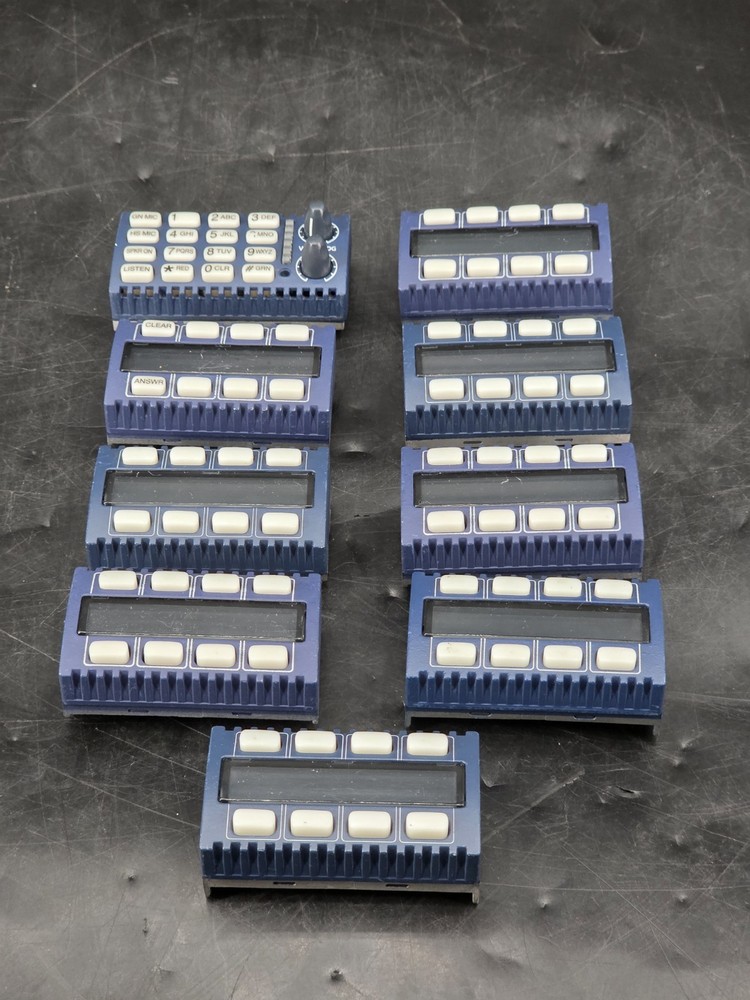 Clear-Com I-1430E Digital Matrix Intercom Control Panel – Lot of 8