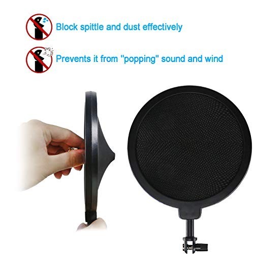 Shock Mount with Pop Filter & Windscreen for Bluebird SL Microphone - Vibration