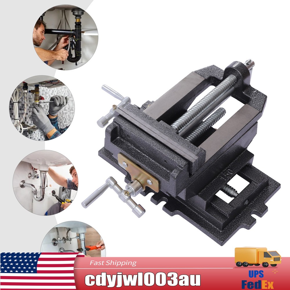 6" Heavy-Duty Vise Clamp for Drill Press - Precision Milling Tool
