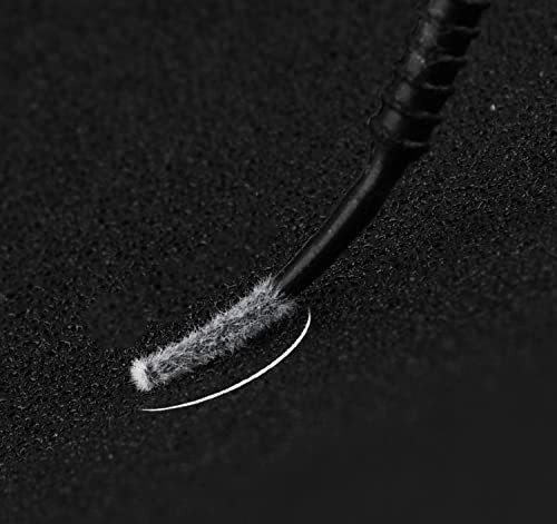 i-Laesh 200pcs Micro Brushes - Precision Microswabs 200 pcs, Black-Pro Grip