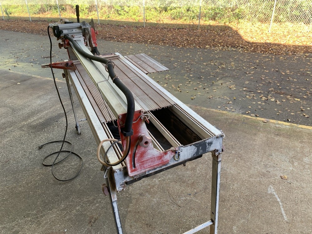 Tile and Stone Wet Saw, 52” Cutting Length