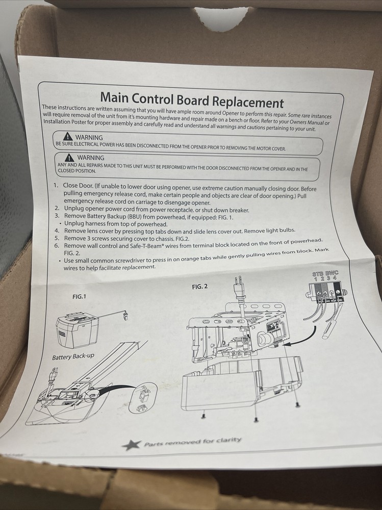 Genie Main Control Board Replacement Circuit Board 40976.S NEW