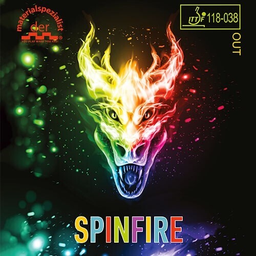 Der-materialspezialist Spinfire Short Pimples Table Tennis Rubber