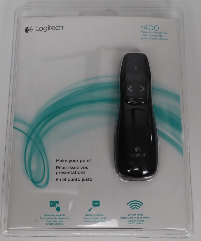 Logitech R400 Wireless Presenter/Remote NIP