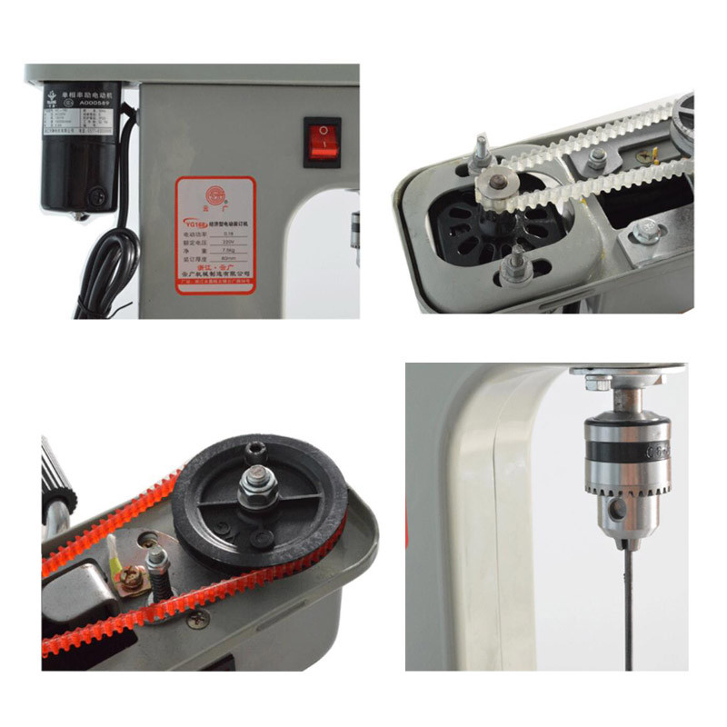 Electric Binding Machine Office Automatic Hole Punching with Wire tool