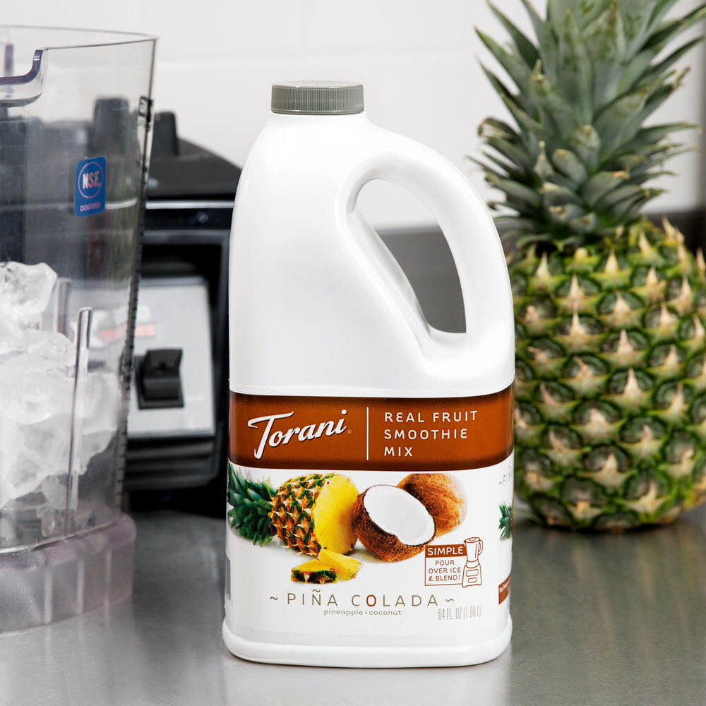 Torani 64 fl. oz. Pina Colada Fruit Smoothie Mix
