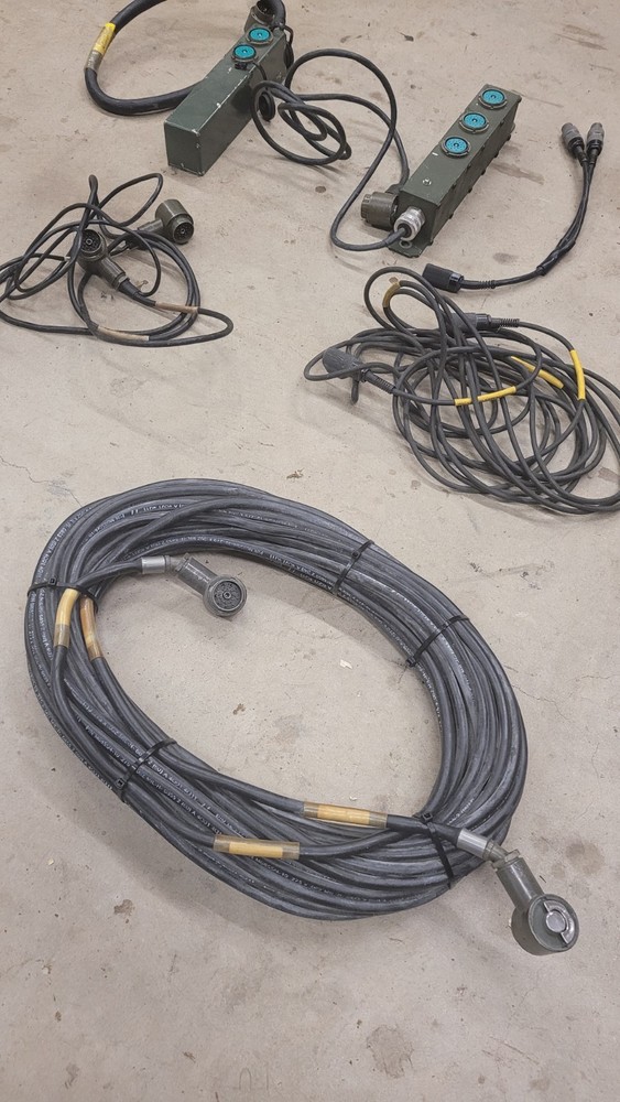 SINCGARS LS 671 Speaker Intercom Cable Splitter Rare LOT