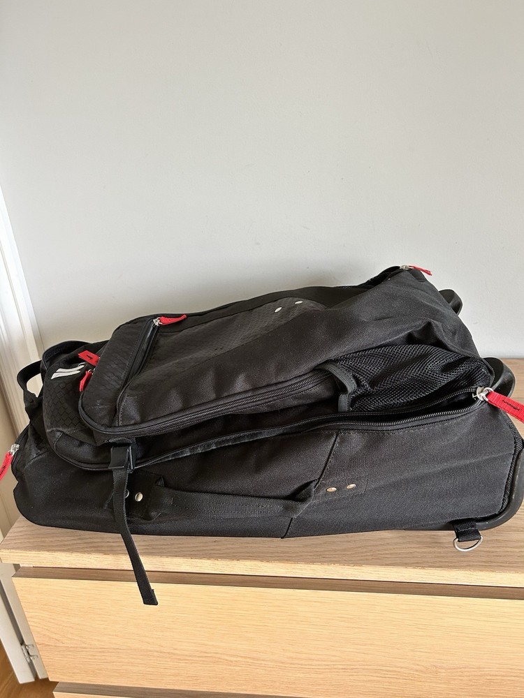 Rolling Worth Baseball Backpack Black
