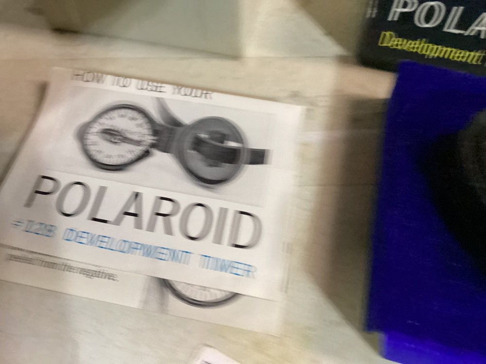 Vintage Polaroid Development timer #128 Original Packaging & light meter 625 gc
