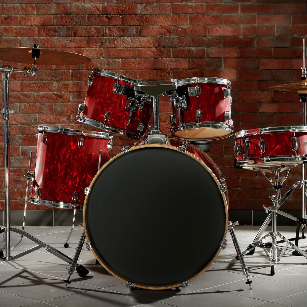 11 Inch Mesh Drum Head Black Double Layer Mesh Shape Silent Mute Drum Skin Drum