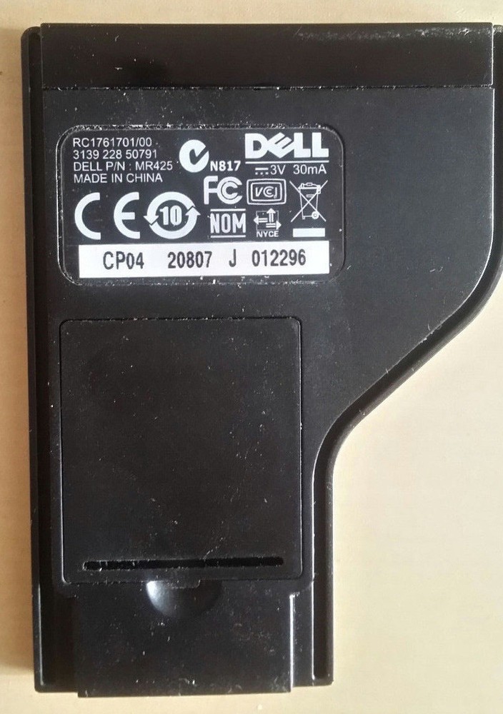 DELL PC Desktop Computer Notebook Laptop IR Remote Control Media Center 3V MR425