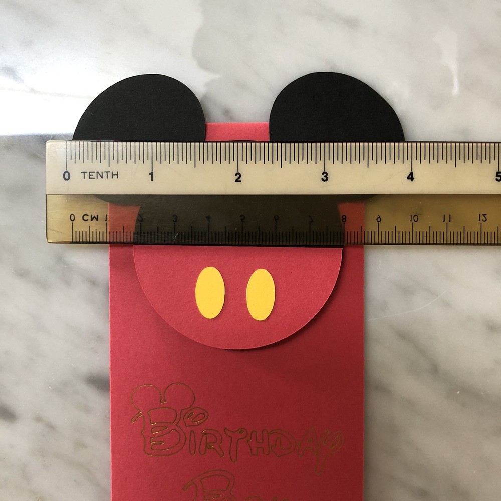 Personalized & Customized Disney Mickey Mouse Birthday Boy Gift Money Envelope