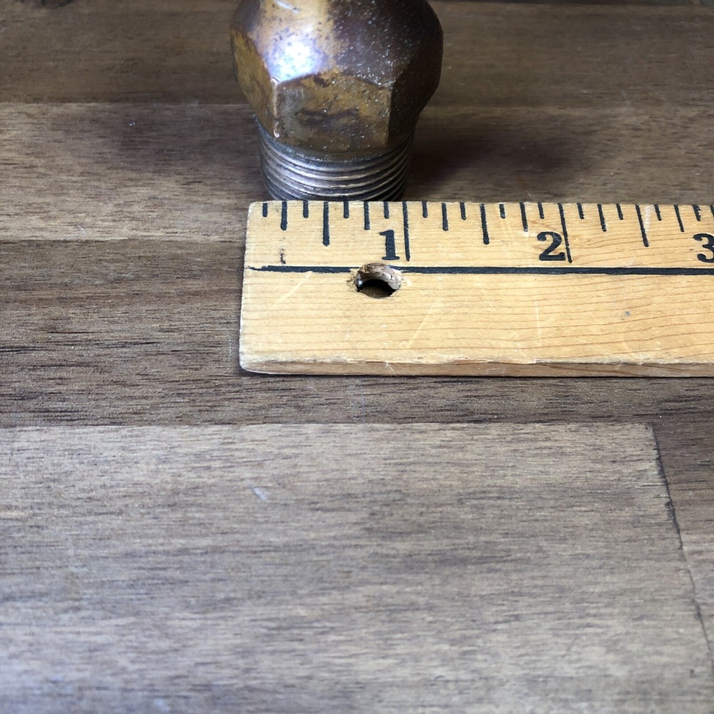 Vintage Locking Brass Spigot ValveFaucet Steampunk-Nat. Brass