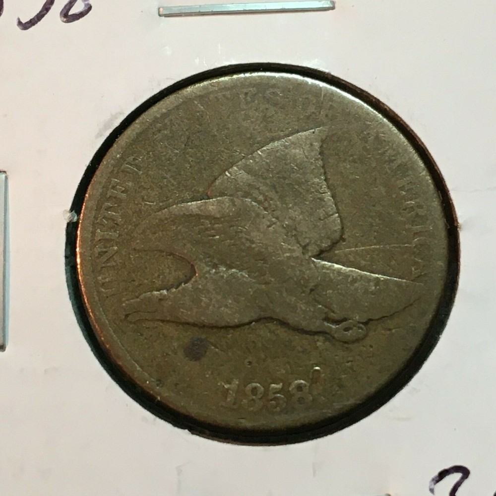 1858  VG   Flying Eagle Cent   Nice Coin  #1    Combined Shipping