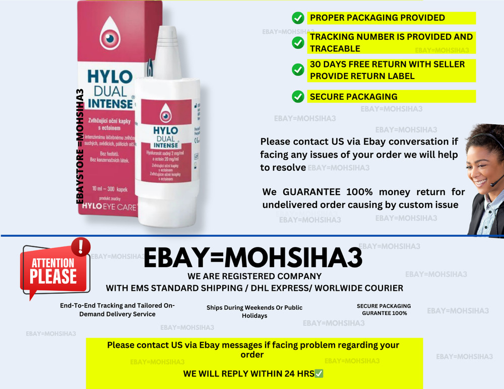 Hylo-Dual Intense Lubricating Eye Drops 10ml