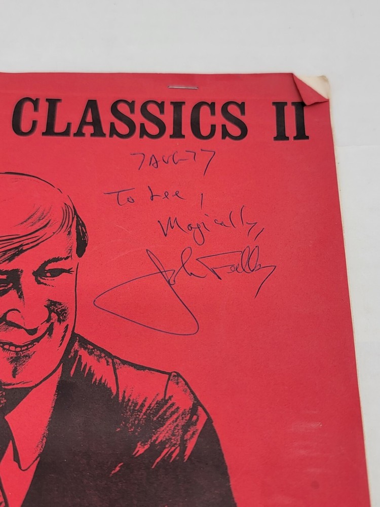 Magic Classics II by John Fedko SIGNED SIGNATURE Magic Trick Notes Layouts