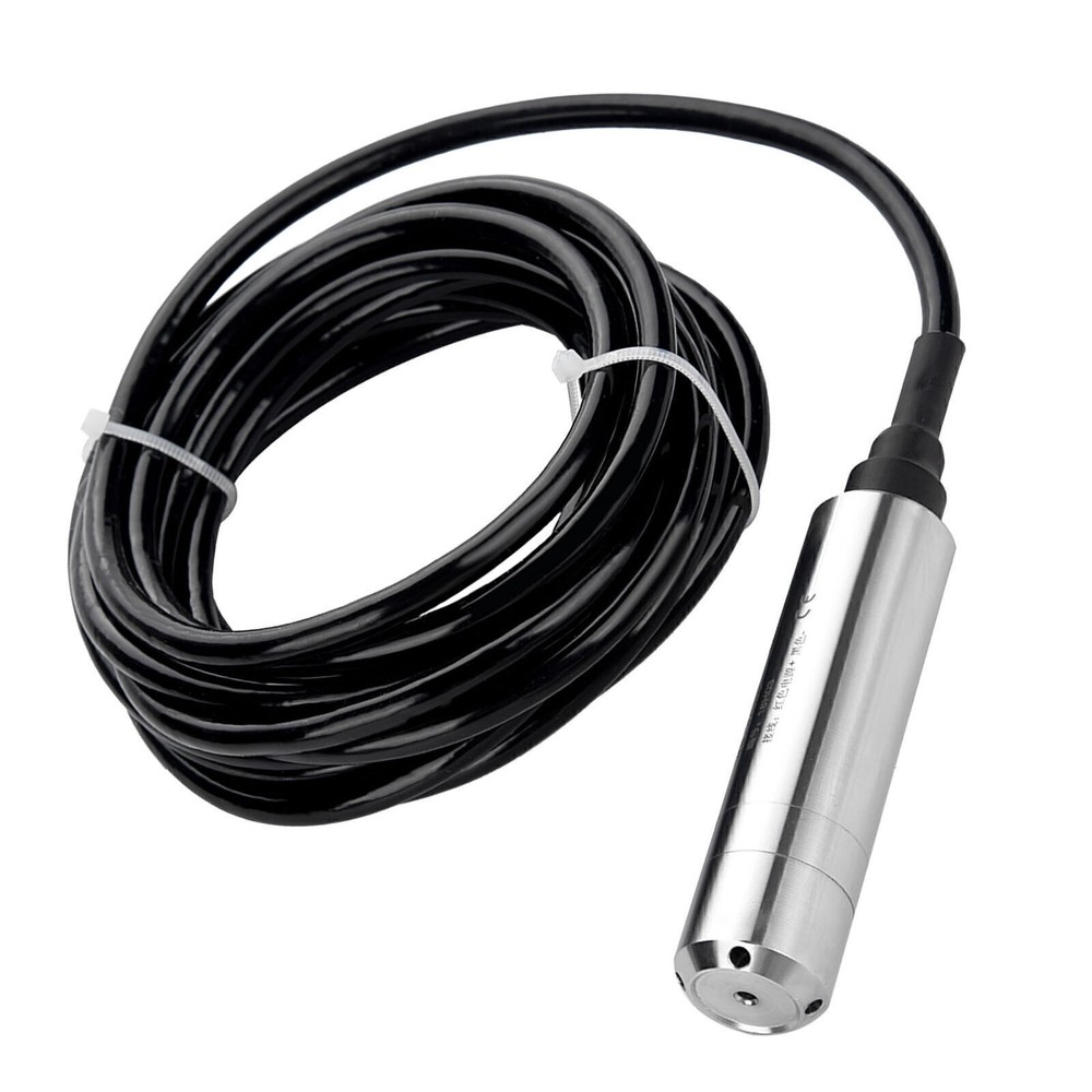 DC24V 4-20mA Throw in Type Liquid Level Sensor For Detecting 0-5m Range Depth