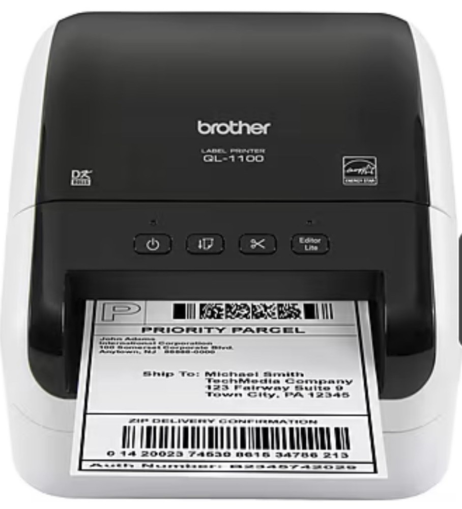 Brother Model  QL-1100 Thermal Barcode 4X6 Label Printer *New*