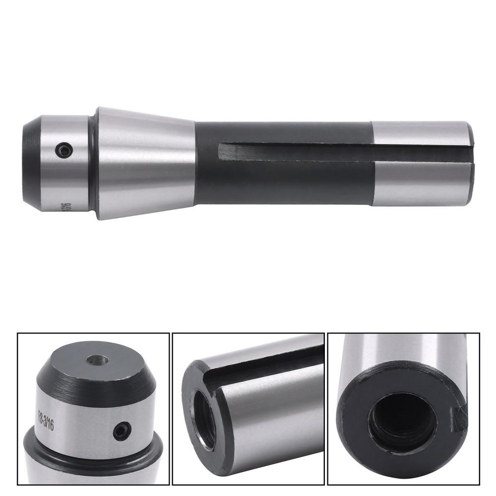 R8 End Mill Holder Adapter 3/16" Precision For Milling Machines Adaptor Tool